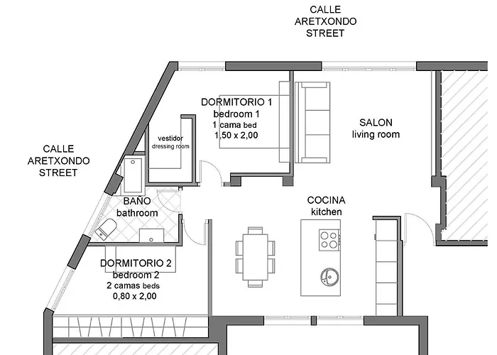 Apartment Confortable Piso En El Puerto Viejo De Algorta, A 7 Min De La Playa Getxo